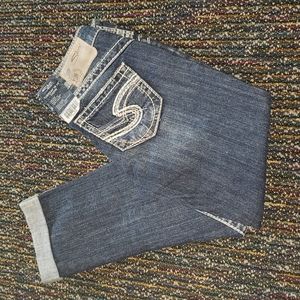 Silver Tuesday 16.5" Capri's Size 24